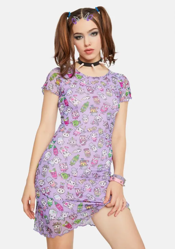 Drink Up Mini Dress sold by Dolls Kill