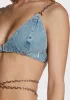 Gwen Denim Bralette sold by Dolls Kill