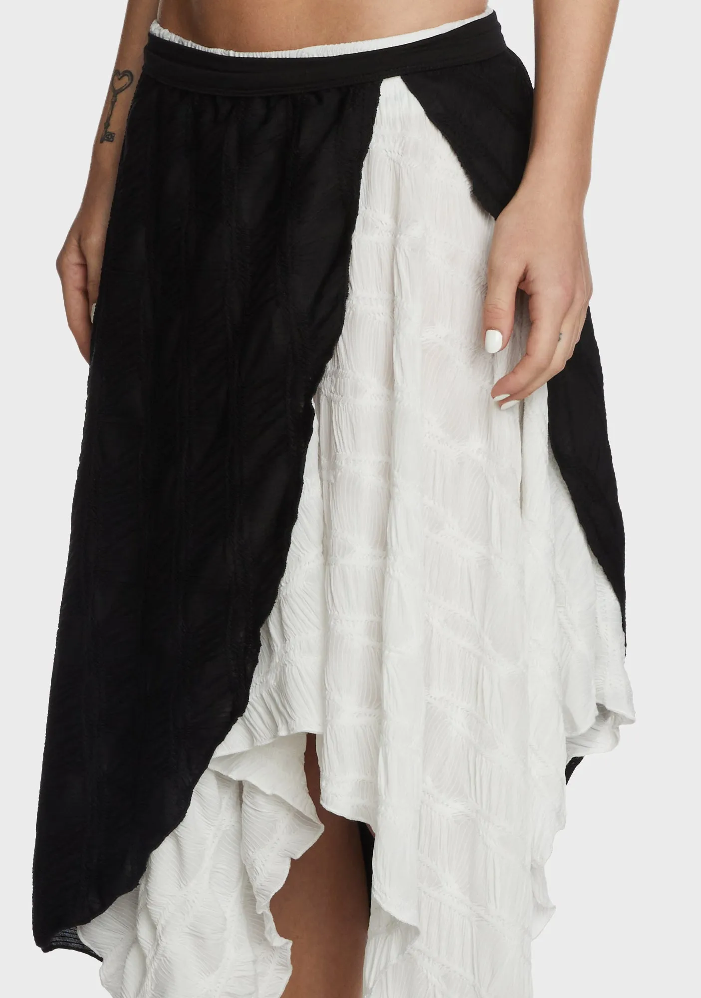 Double Layer Maxi Skirt sold by Dolls Kill product image thumbnail 2