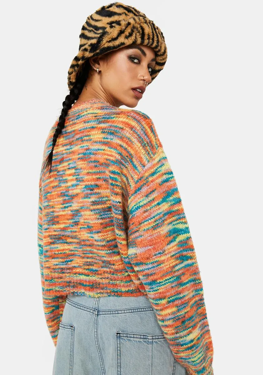 Coral Ready For Something Real Sweater sold by Dolls Kill product image thumbnail 4