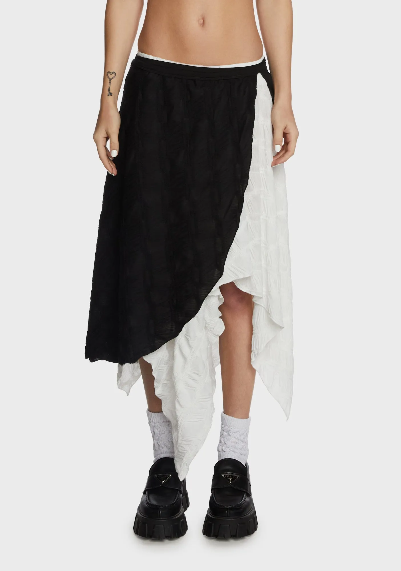 Double Layer Maxi Skirt sold by Dolls Kill