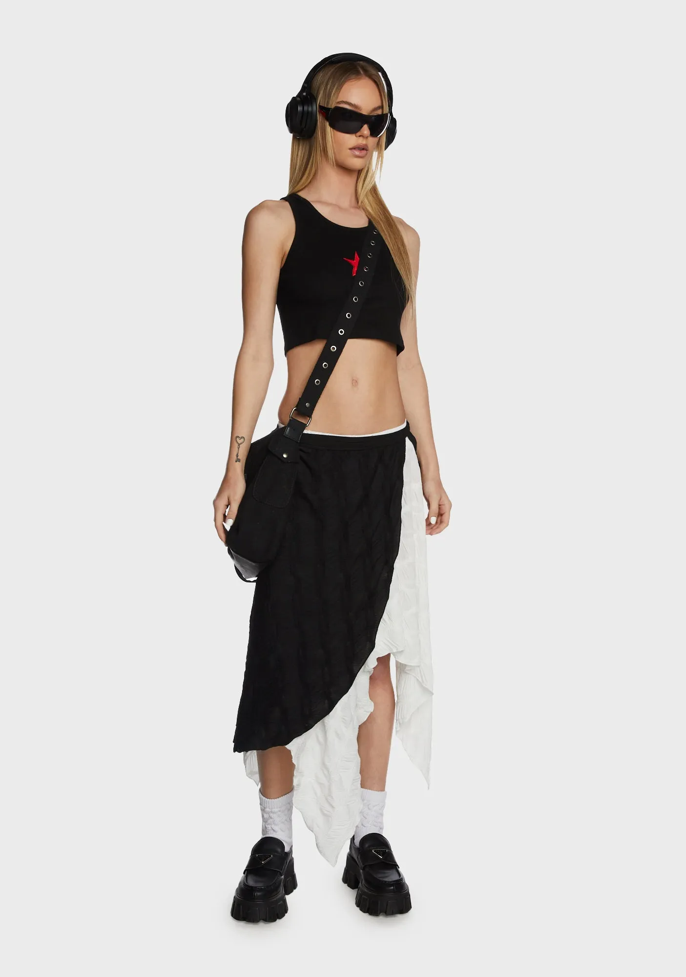 Double Layer Maxi Skirt sold by Dolls Kill product image thumbnail 4