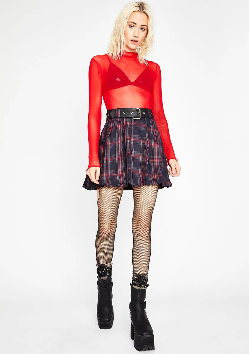 Scarlet Sure Of Myself Mesh Top sold by Dolls Kill product image thumbnail 3