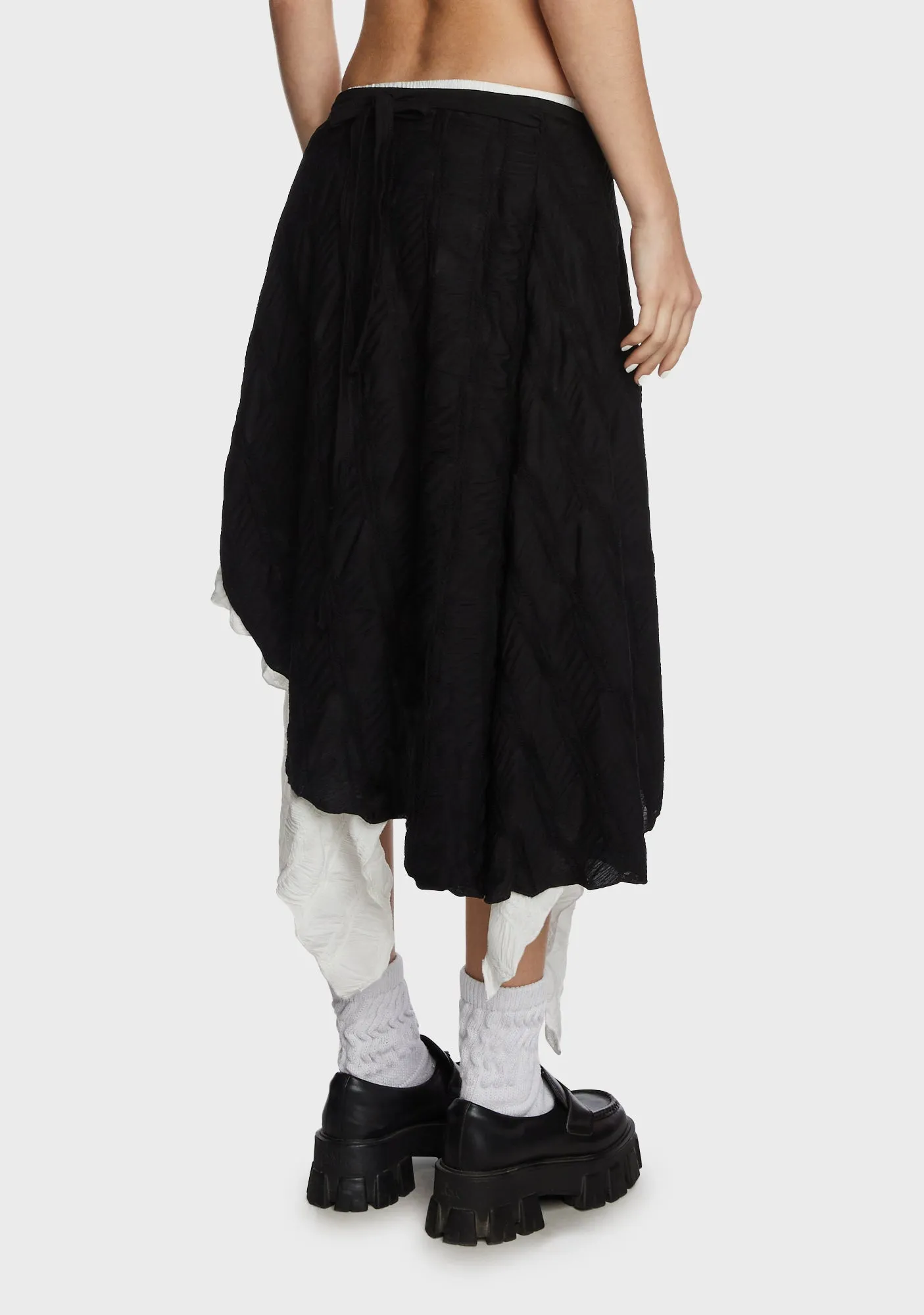 Double Layer Maxi Skirt sold by Dolls Kill product image thumbnail 5