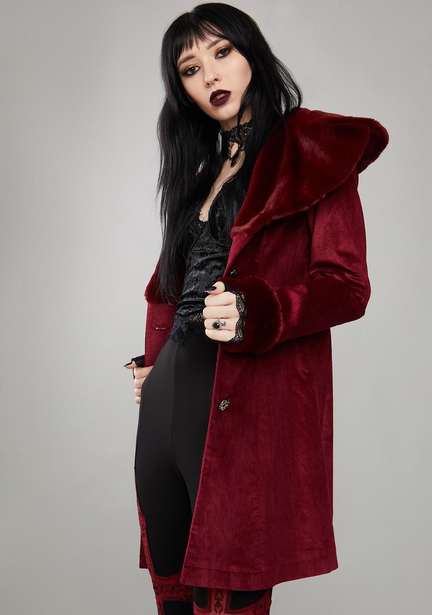 Immortal Covenant Velvet Coat sold by Dolls Kill product image thumbnail 2