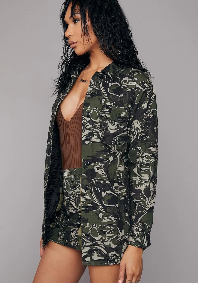 I'm A Catch Printed Jacket sold by Dolls Kill product image thumbnail 2