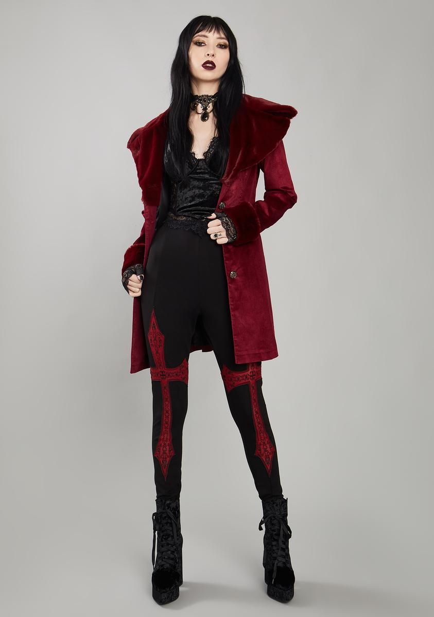 Immortal Covenant Velvet Coat sold by Dolls Kill product image thumbnail 3