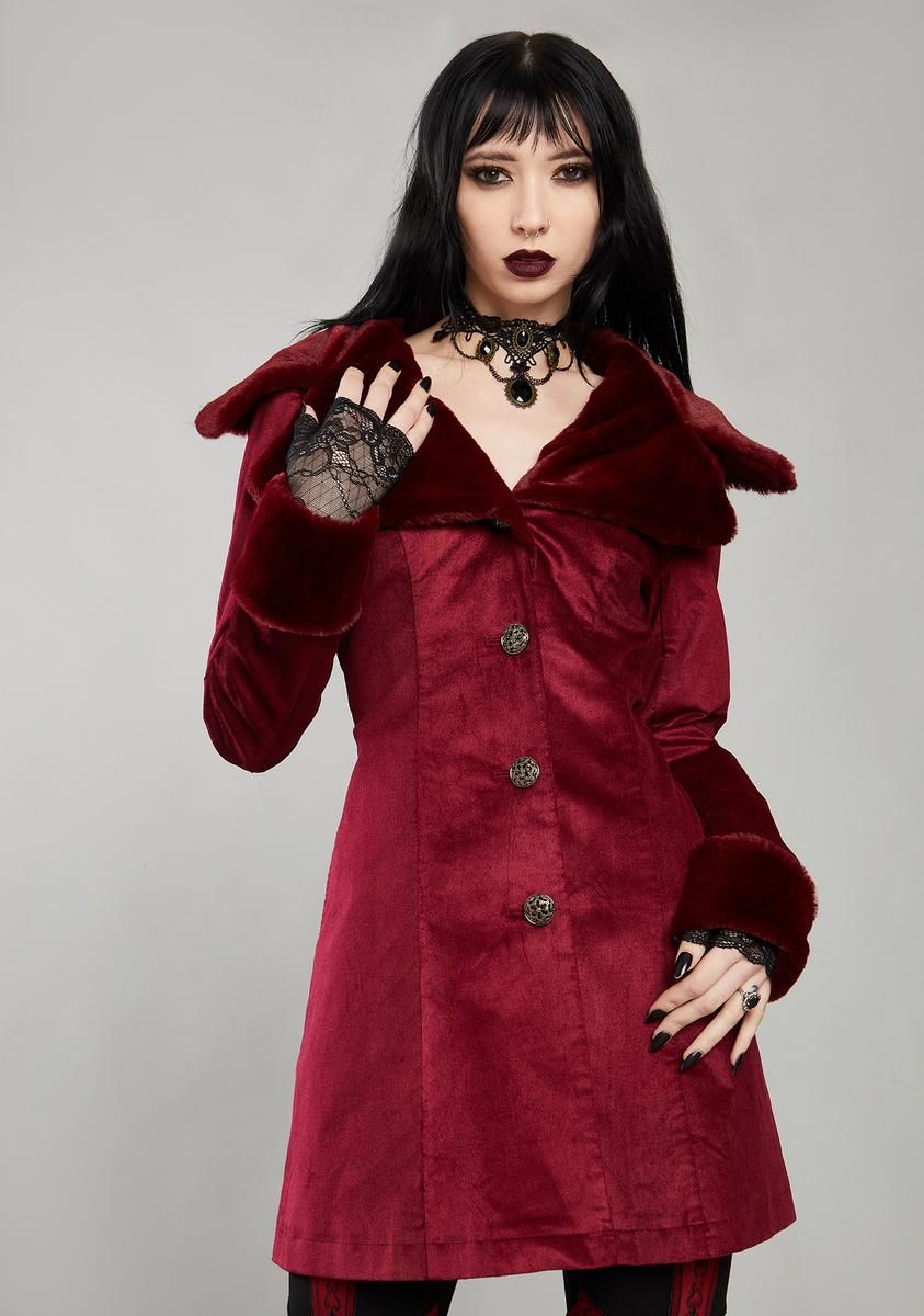 Immortal Covenant Velvet Coat sold by Dolls Kill