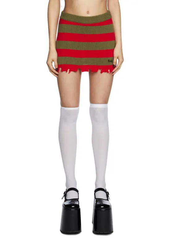 Total Slasher Mini Skirt sold by Dolls Kill