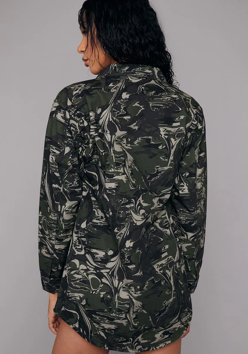 I'm A Catch Printed Jacket sold by Dolls Kill product image thumbnail 4