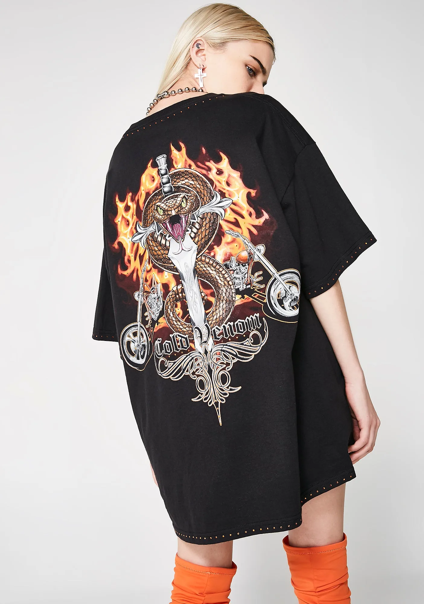 X BABEMANIA Cold Venom Tee sold by Dolls Kill product image thumbnail 4