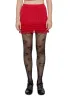 Mistletoe Moves Mini Skirt- Red sold by Dolls Kill
