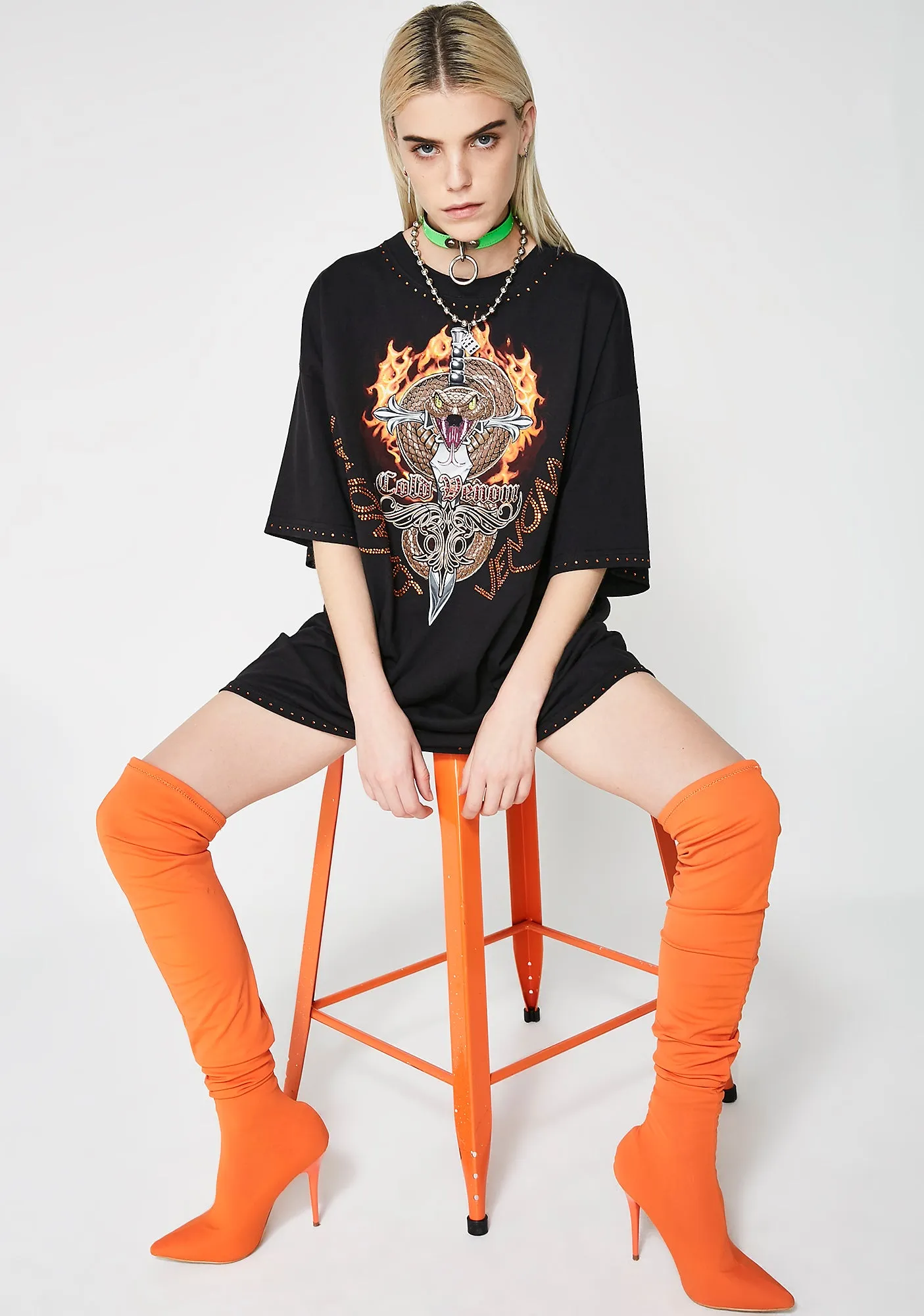X BABEMANIA Cold Venom Tee sold by Dolls Kill product image thumbnail 5
