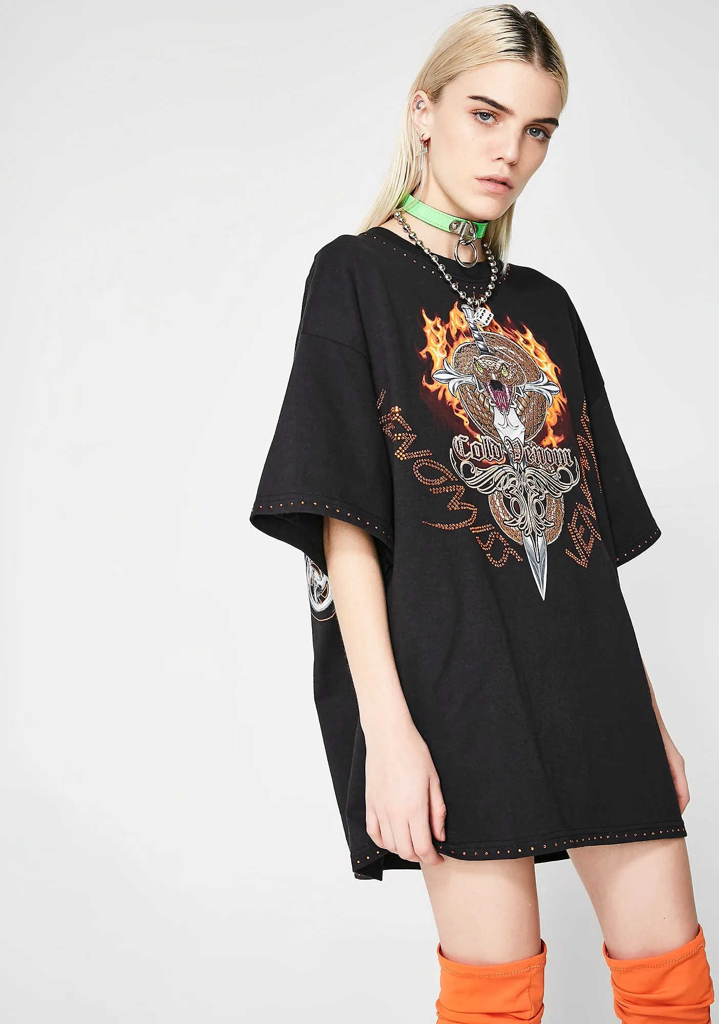 X BABEMANIA Cold Venom Tee sold by Dolls Kill product image thumbnail 2