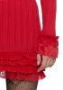 Mistletoe Moves Mini Skirt- Red sold by Dolls Kill