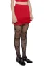 Mistletoe Moves Mini Skirt- Red sold by Dolls Kill