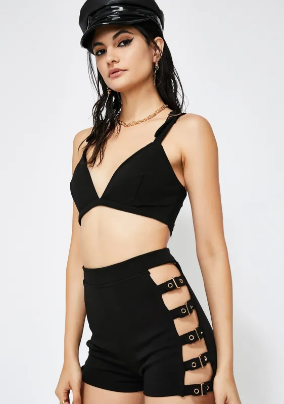 Bombshell Bish Buckled Set sold by Dolls Kill