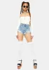 Pure Soft Stares Sweetheart Crop Top sold by Dolls Kill