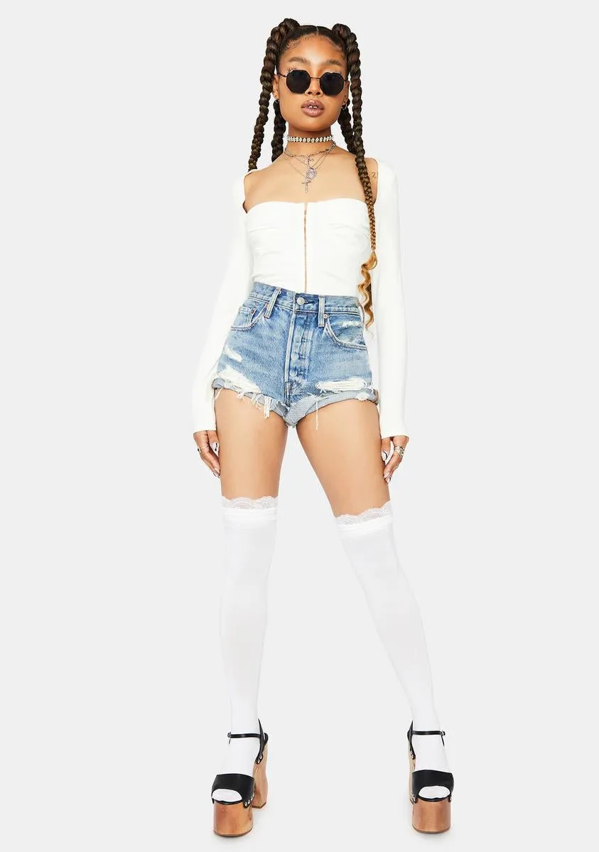 Pure Soft Stares Sweetheart Crop Top sold by Dolls Kill product image thumbnail 3