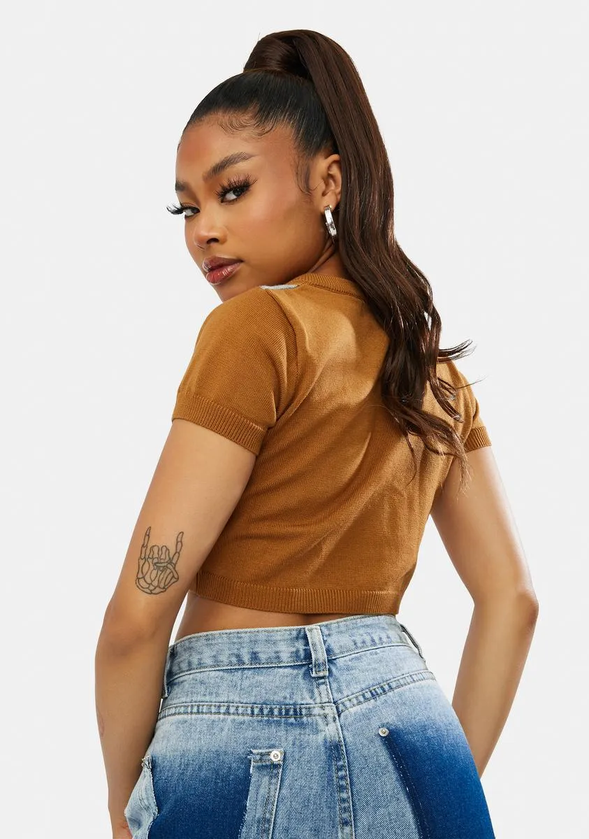 She's The Truth Argyle Crop Top sold by Dolls Kill product image thumbnail 4