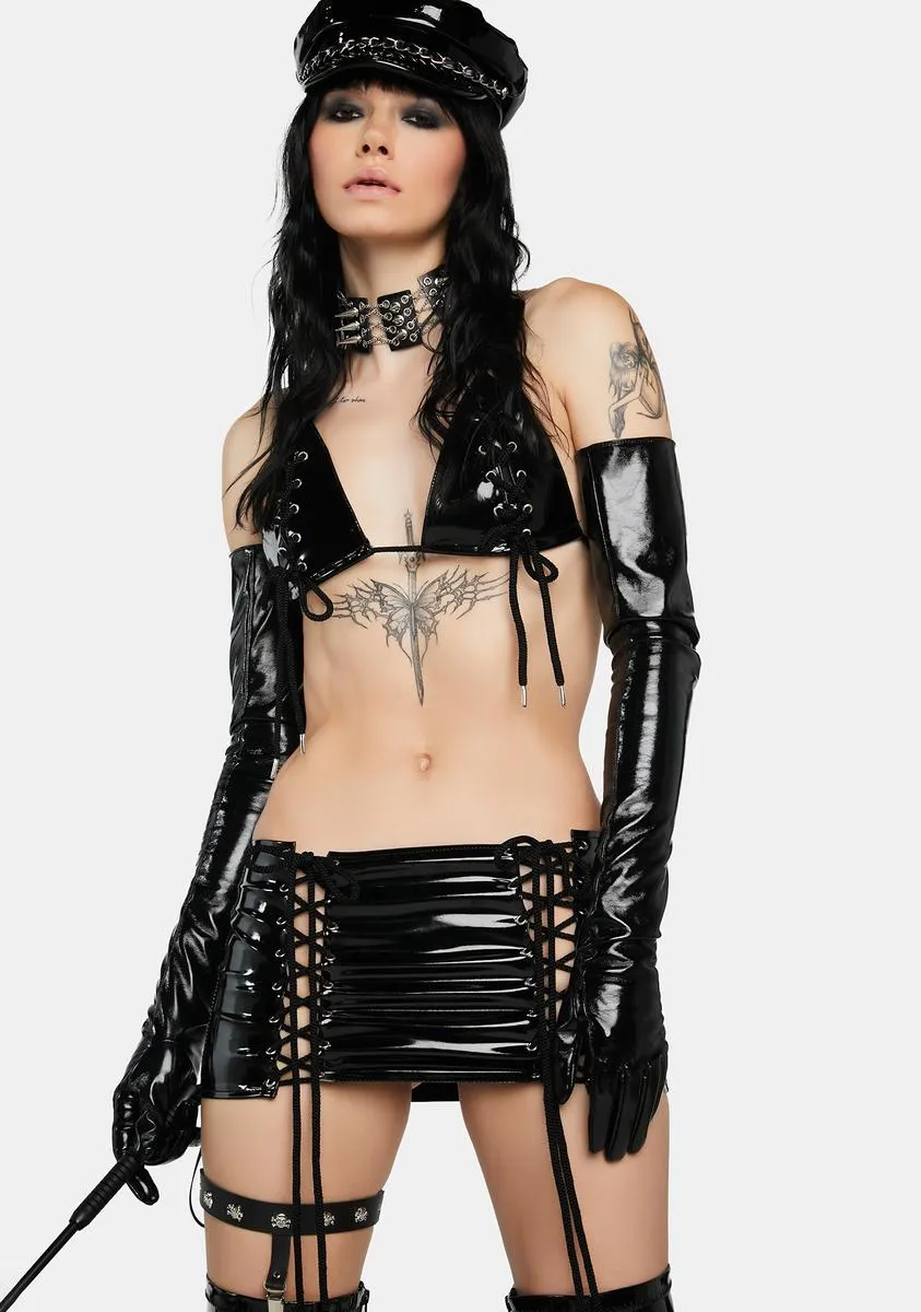 Slippery When Wet Micro Mini Skirt sold by Dolls Kill product image thumbnail 2