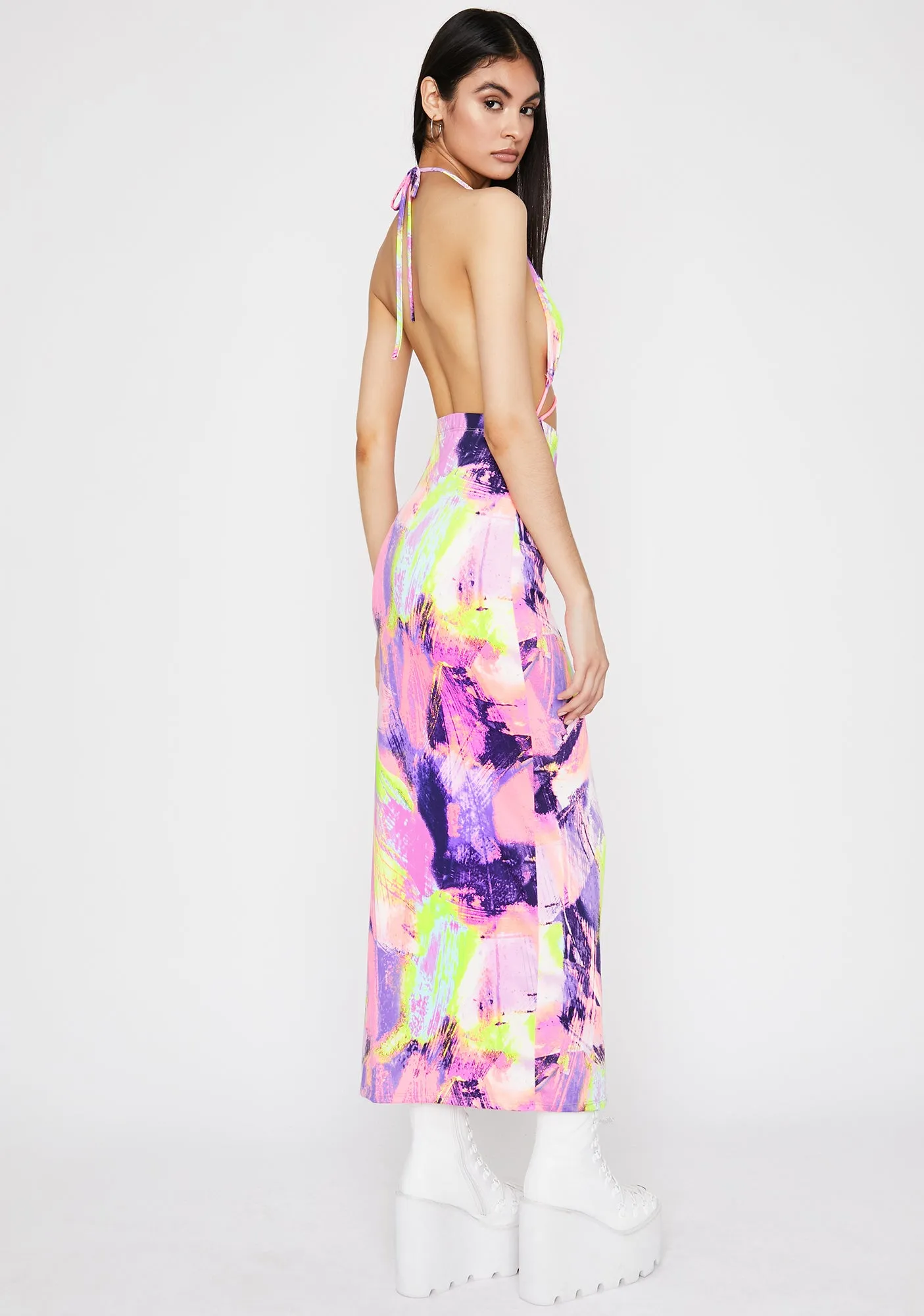 Abstract Thot Maxi Dress sold by Dolls Kill product image thumbnail 4