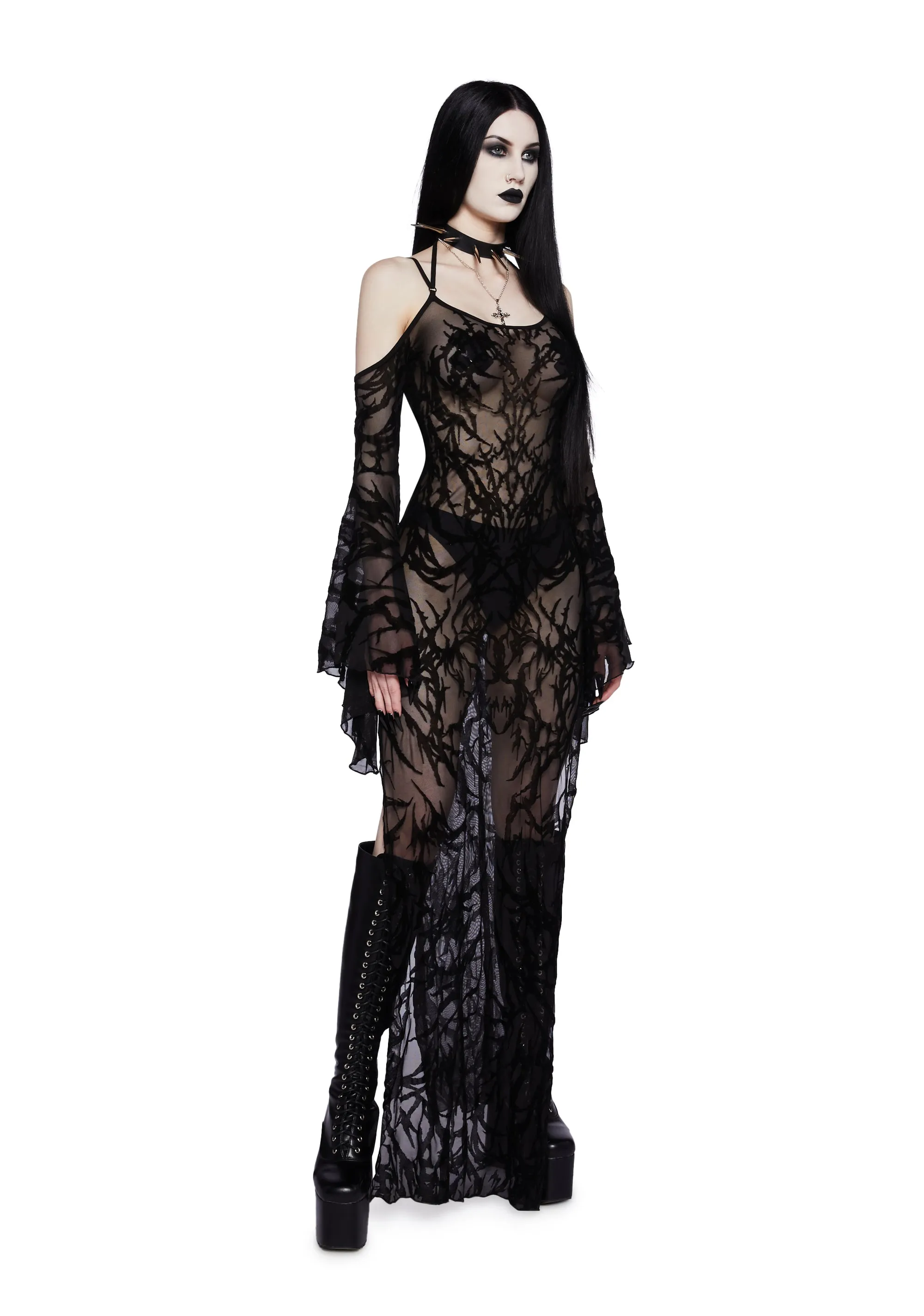 Night Dreams Maxi Dress sold by Dolls Kill product image thumbnail 5