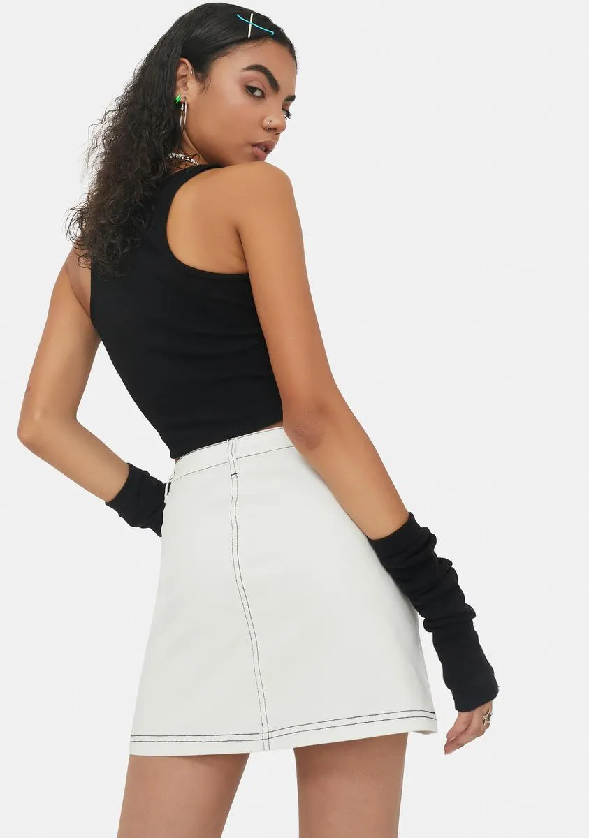 I Can Do Better Mini Skirt sold by Dolls Kill product image thumbnail 4