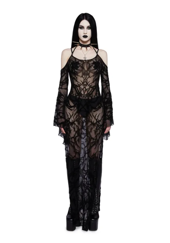 Night Dreams Maxi Dress sold by Dolls Kill