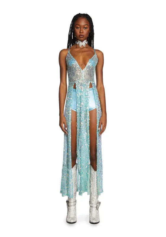 Always Glistening Sequin Set sold by Dolls Kill