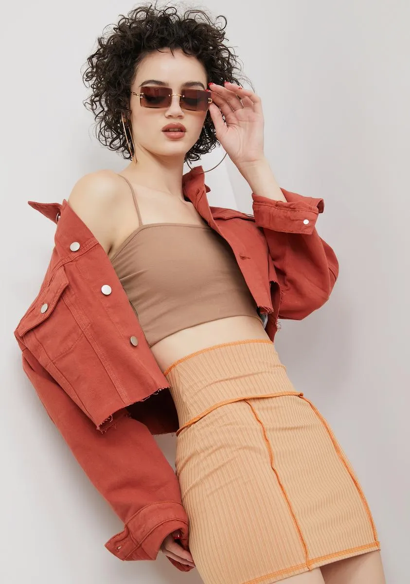 Desires Meet Bodycon Mini Skirt sold by Dolls Kill product image thumbnail 2