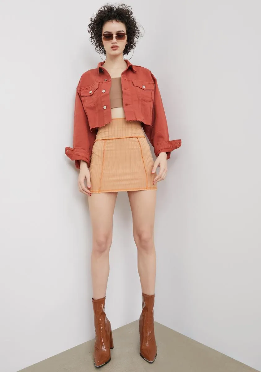 Desires Meet Bodycon Mini Skirt sold by Dolls Kill product image thumbnail 3