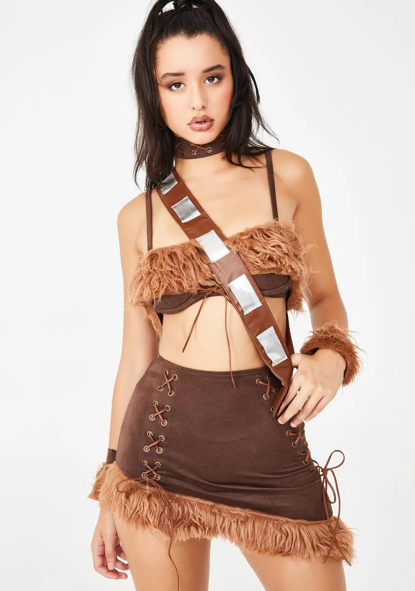 Wookie Wifey Costume Set sold by Dolls Kill