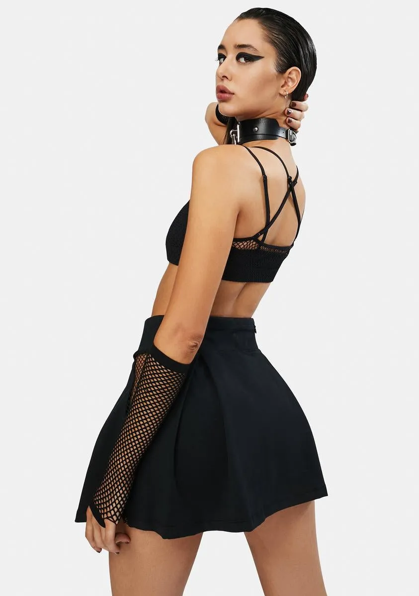 Serve It Up Fishnet Tennis Skirt sold by Dolls Kill product image thumbnail 4