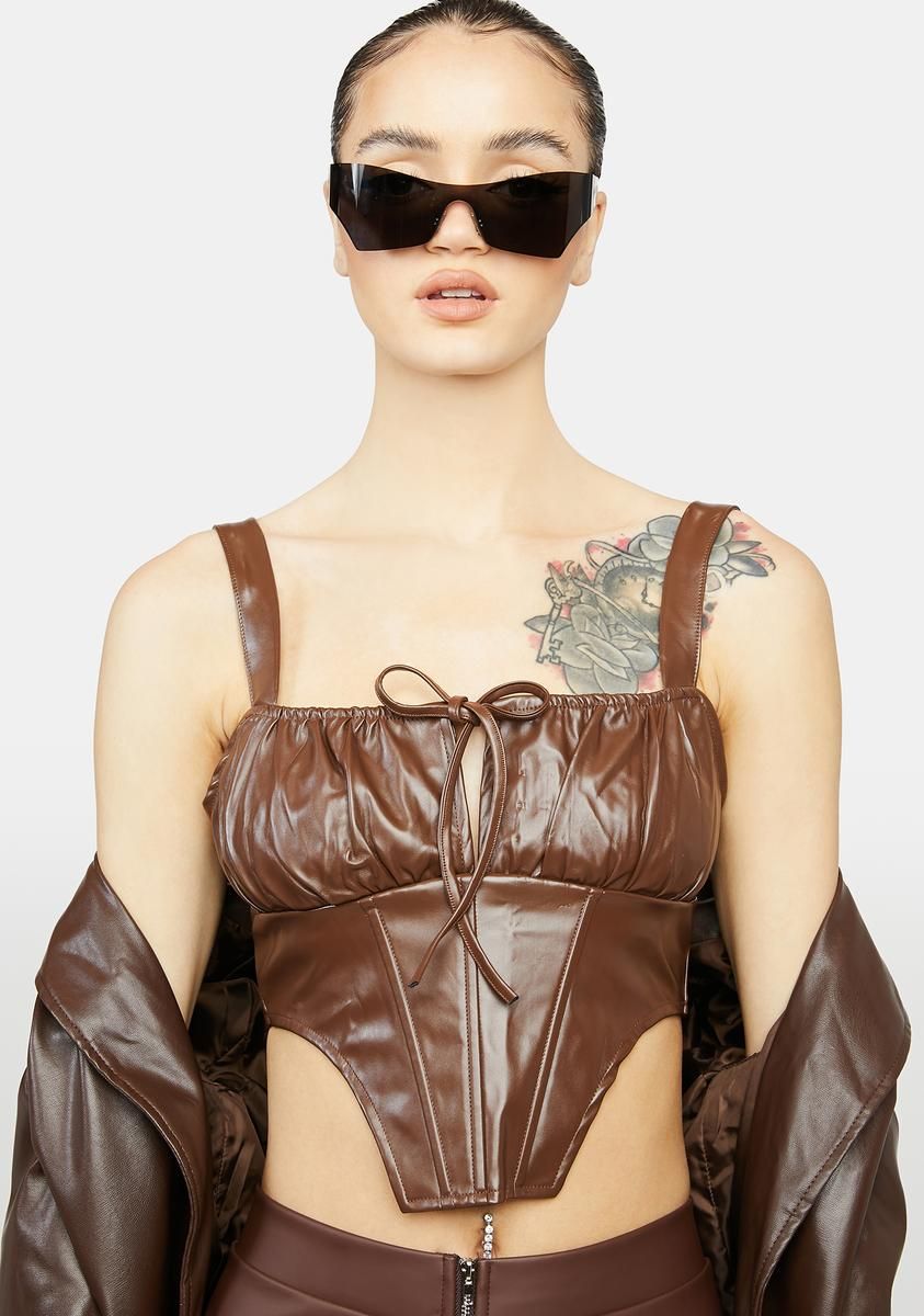 Want The Truth Corset Top sold by Dolls Kill