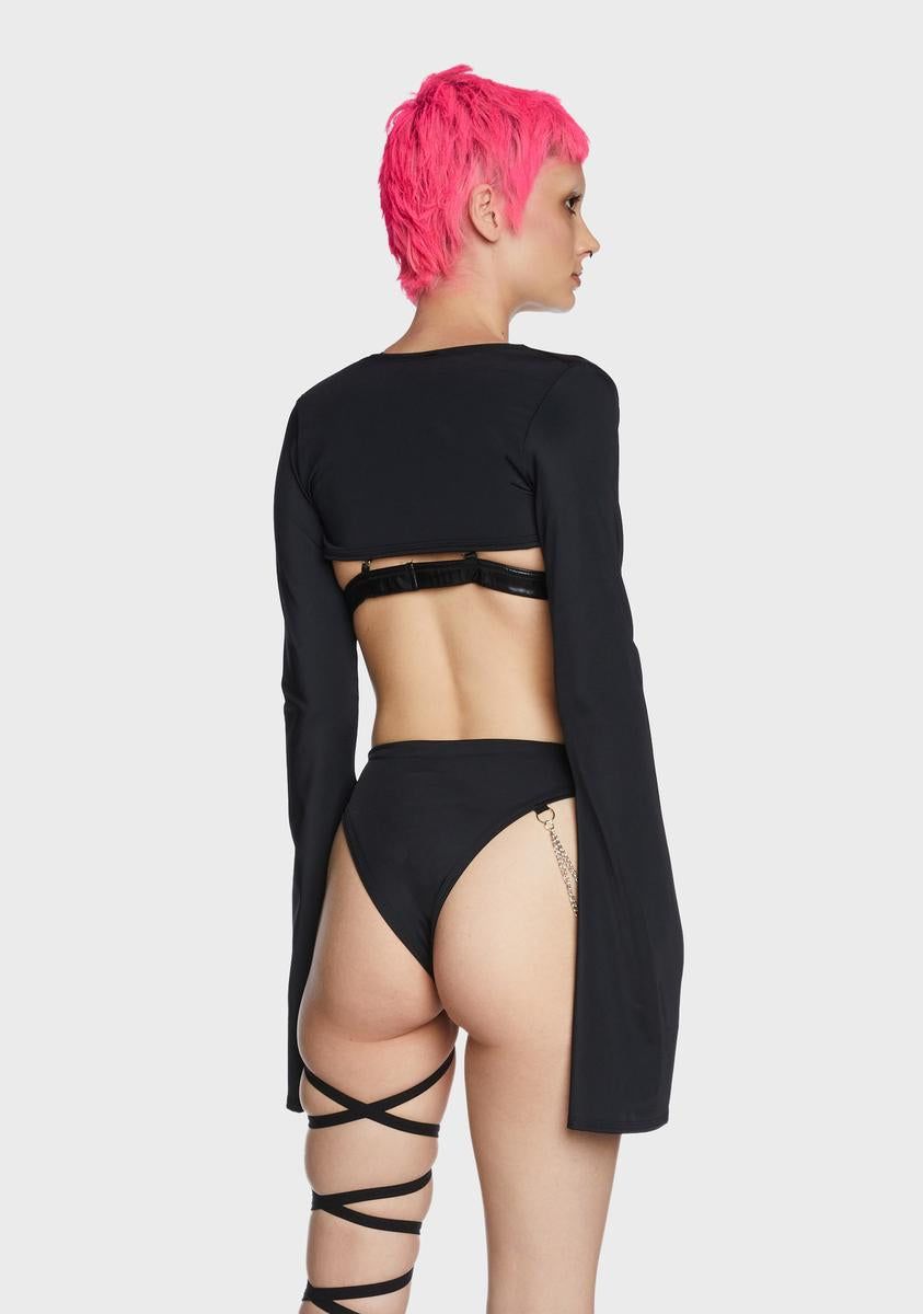 Bell Sleeve Buckle Shrug sold by Dolls Kill product image thumbnail 4