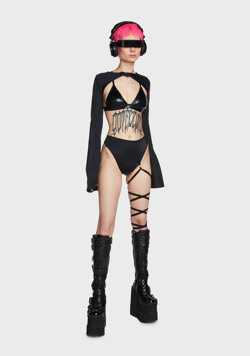 Bell Sleeve Buckle Shrug sold by Dolls Kill product image thumbnail 5