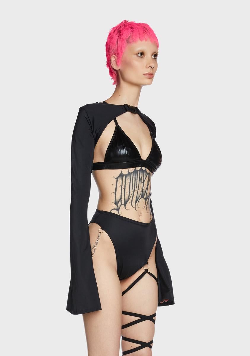 Bell Sleeve Buckle Shrug sold by Dolls Kill product image thumbnail 3