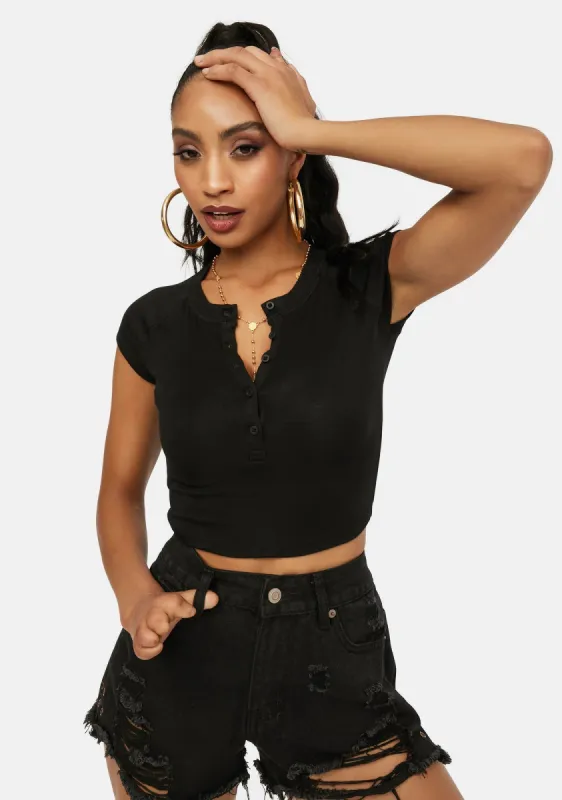 Noir Called You Out Crop Top sold by Dolls Kill