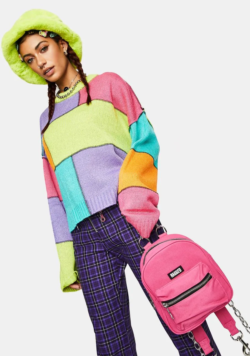 Dunce Colorblock Knit Sweater sold by Dolls Kill product image thumbnail 2