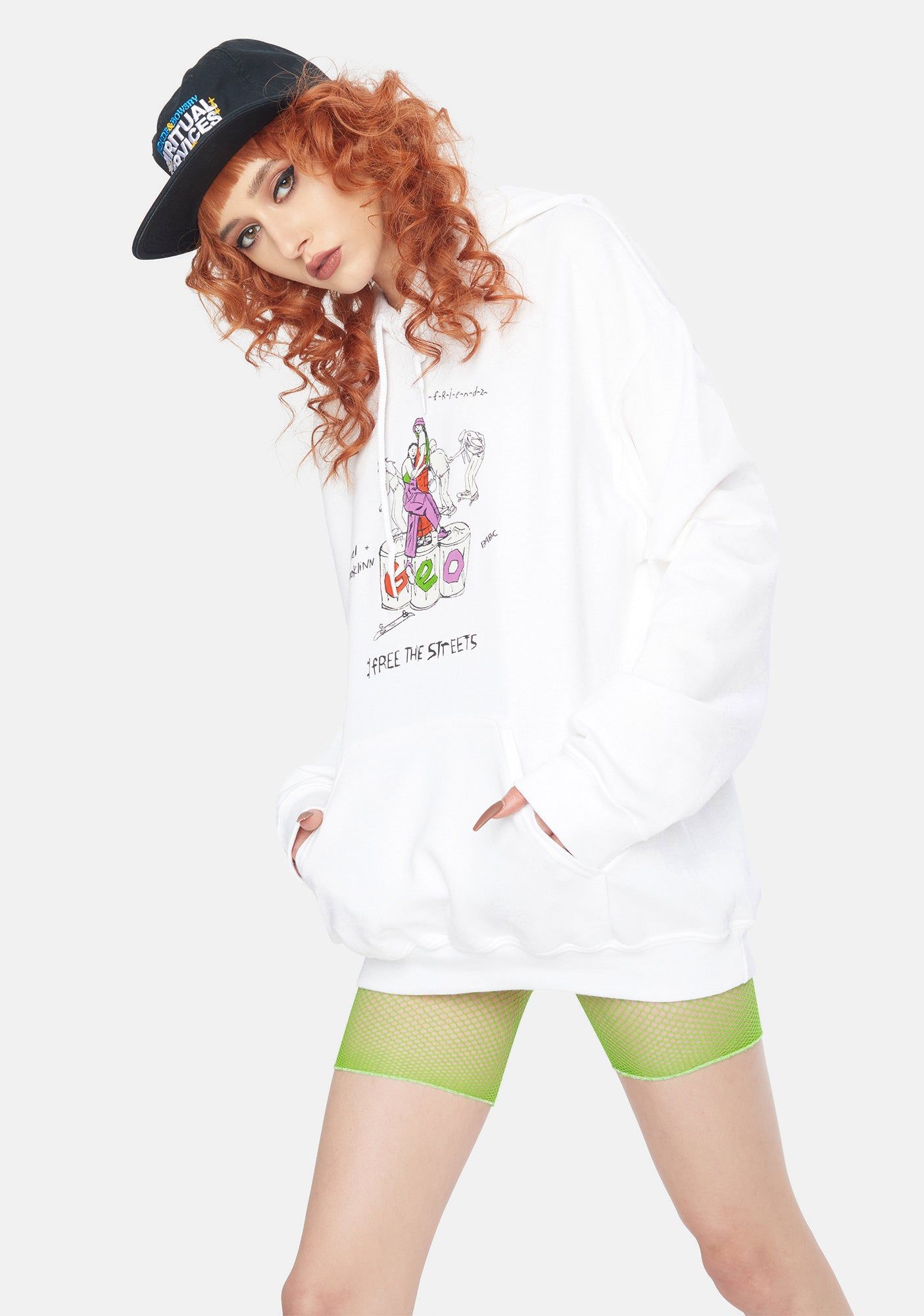 Fivel + Brooklinn Friendz Graphic Hoodie sold by Dolls Kill product image thumbnail 2