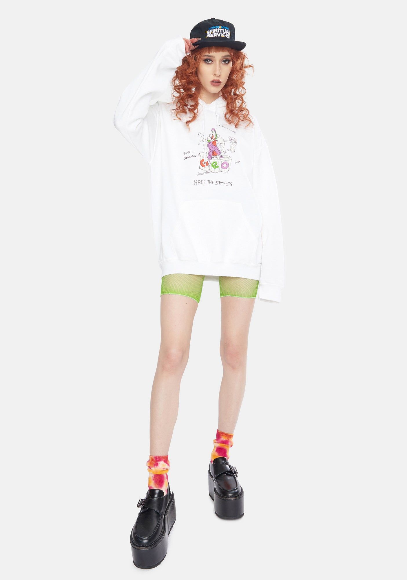 Fivel + Brooklinn Friendz Graphic Hoodie sold by Dolls Kill product image thumbnail 4