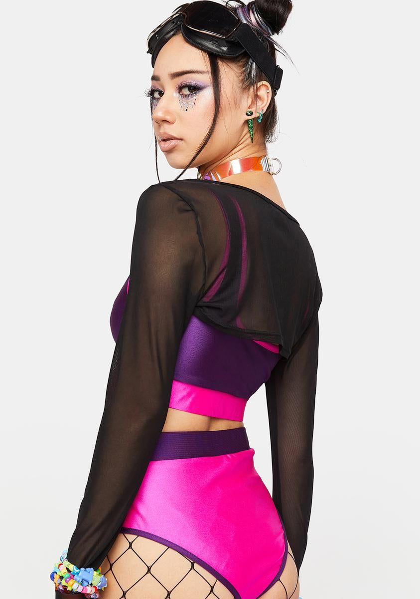 She's Electric Shorts Set sold by Dolls Kill product image thumbnail 4