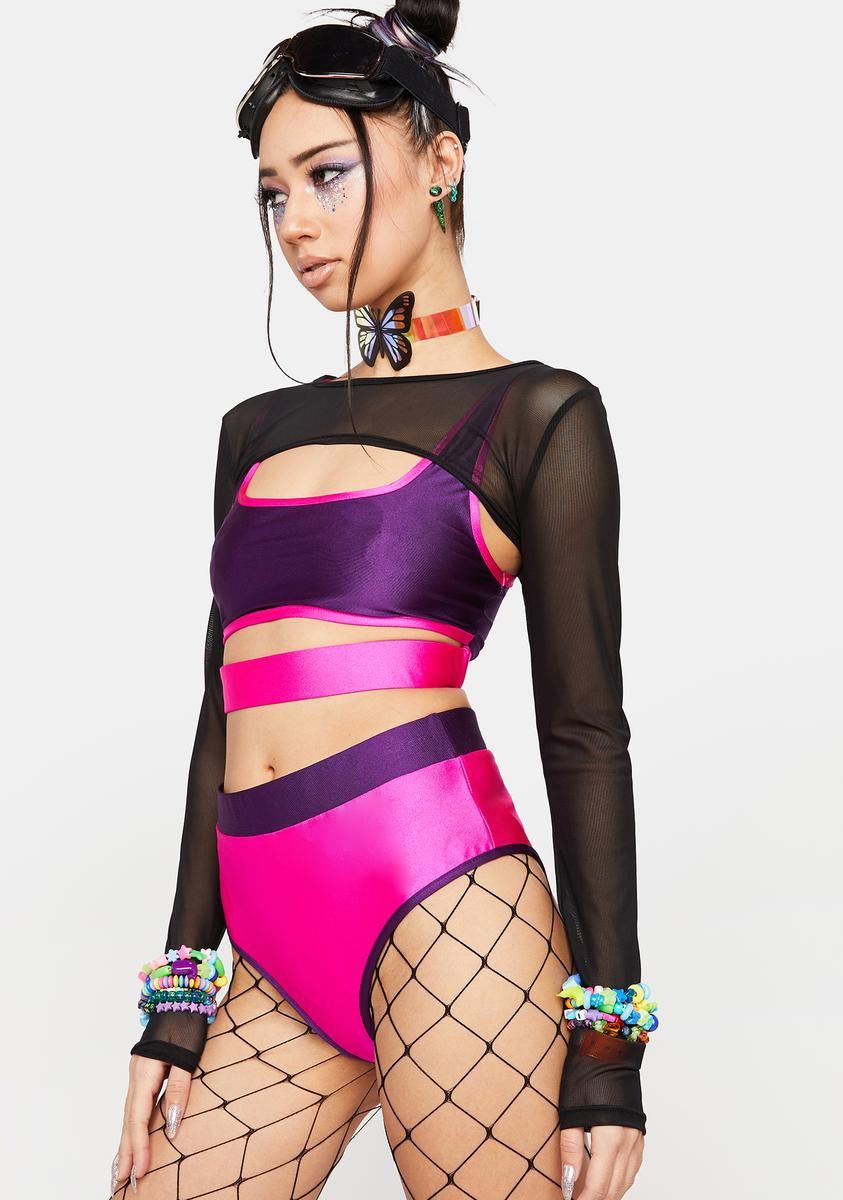 She's Electric Shorts Set sold by Dolls Kill product image thumbnail 2