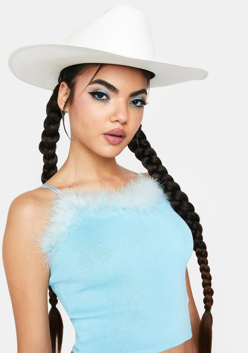 Aqua Many Blessings Crop Top sold by Dolls Kill product image thumbnail 2