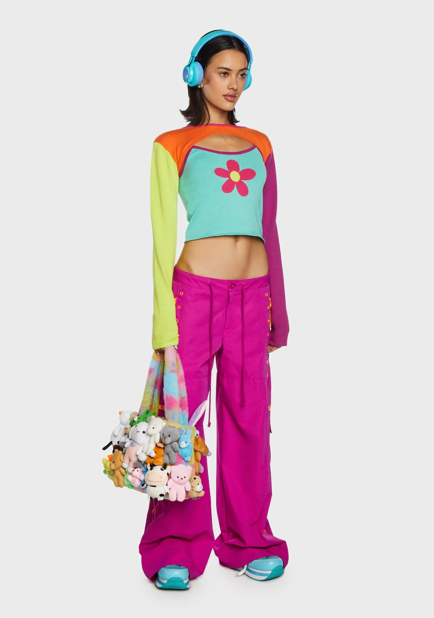 Groovy Attitude Parachute Pants sold by Dolls Kill product image thumbnail 5