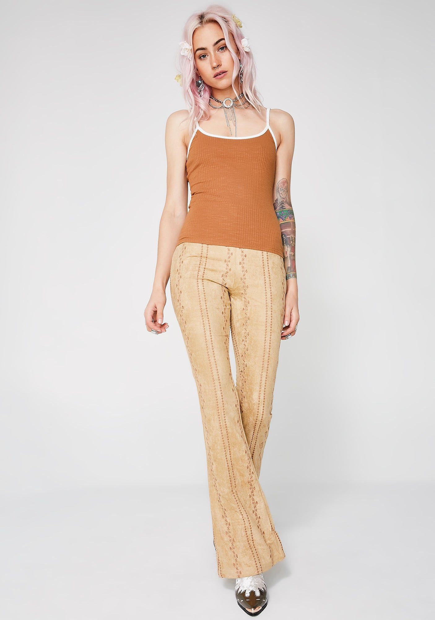 You Swerving Ribbed Tank Top sold by Dolls Kill product image thumbnail 5