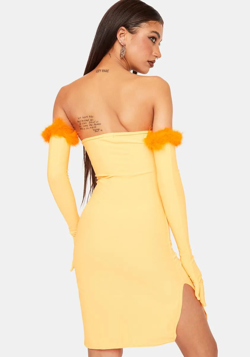 Orange 90s Dress Set sold by Dolls Kill product image thumbnail 4