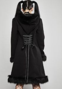 Cold Soul Faux Fur Coat sold by Dolls Kill