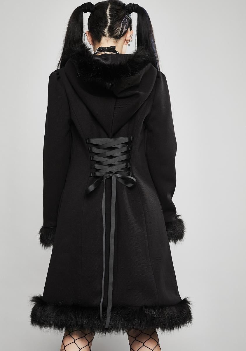 Cold Soul Faux Fur Coat sold by Dolls Kill product image thumbnail 4